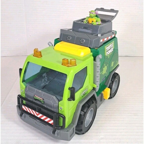 TMNT Thrash 'N' Battle Garbage Truck Lights & Sounds 2023 Funrise / Donatello - Picture 6 of 8